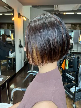 ショート カラー ヘアアレンジ ✨前田 優・2拠点✨ ✨恵比寿・札幌店✨のヘアスタイル
