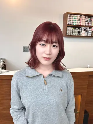 ロング カラー 大阪梅田/ イマムラミヅキのヘアスタイル