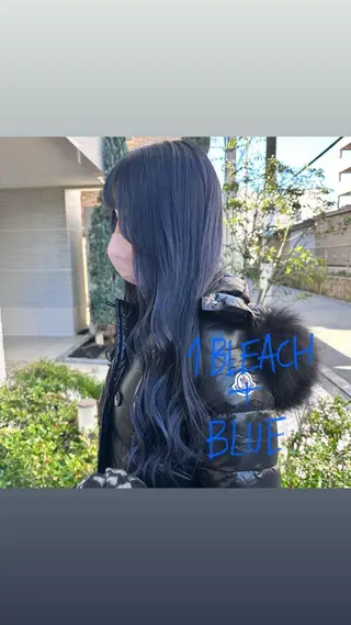 ロング acroあべの店所属・🧸ブリーチモデル /透明感🎀のヘアスタイル