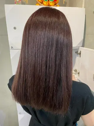 セミロング カットモデル/ 吉本　彩夏のヘアスタイル