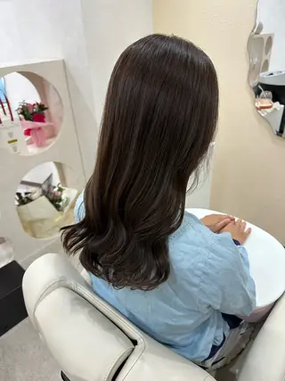 ロング カラー CheRiR所属・アッシュカラーやアレ ンジ得意🌿RIKOのヘアスタイル