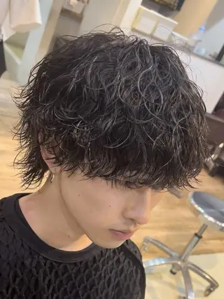 パーマ メンズ fifth shibuya所属・fifth 菅崎愛斗のヘアスタイル