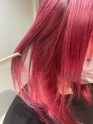 ミディアム カラー ボブ美容師 /馬場 翼のヘアスタイル