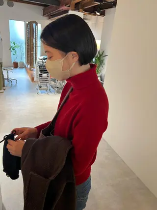 ショート io濱川 遥のヘアスタイル