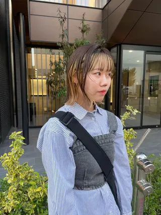 ショート カラー A/LEE所属・久保田 千尋のヘアスタイル