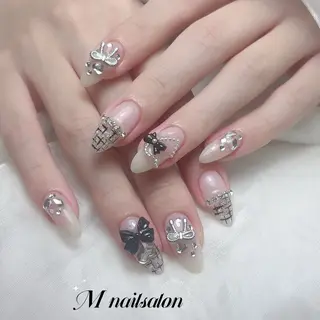 ネイル M🌷nail 長さだし専門店のネイルデザイン