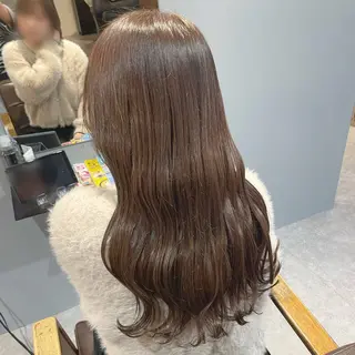 セミロング Mimi🎀 ブリーチなしＷカラーのヘアスタイル