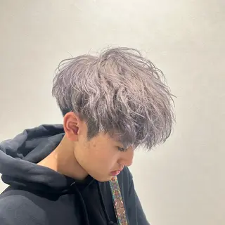 ショート カラー メンズ 𝐑𝐲𝐮𝐤𝐢 【店長】ALEAPのヘアスタイル