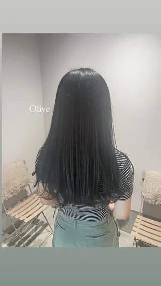 ロング カラー MINX The pass所属・透明感ケアカラー/ レイヤー/ryokaのヘアスタイル