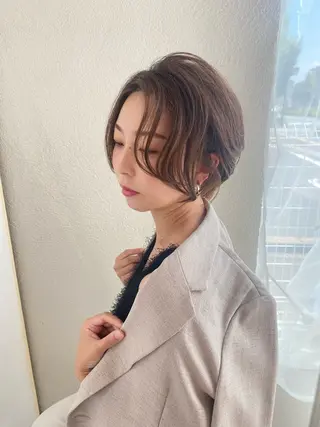 ショート ase.糸島店所属・UEDA AYAのヘアスタイル