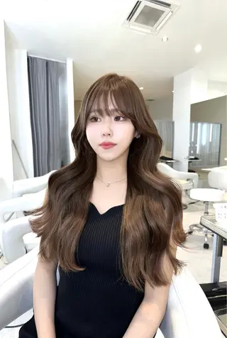 ロング カラー miuru/網紅ヘア 🇨🇳レイヤーのヘアスタイル