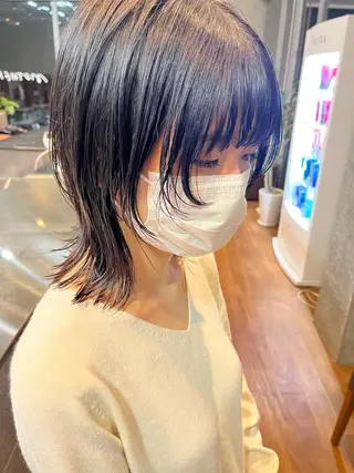 ミディアム うるツヤハイトーン✨ /西川郁巳のヘアスタイル