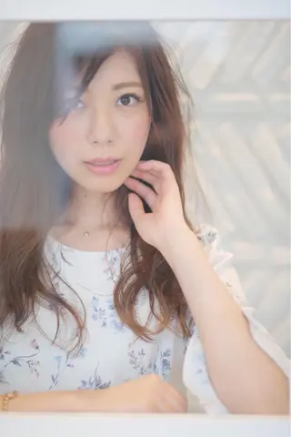 ロング カラー パーマ 髪質改善カラー🦋 田村のヘアスタイル