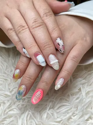 ネイル 🐕‍🦺Yappy 💗A-tanのネイルデザイン