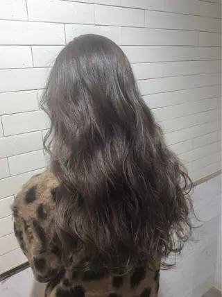 セミロング ロング カラー レイヤーカット× 髪質改善たもりのヘアスタイル