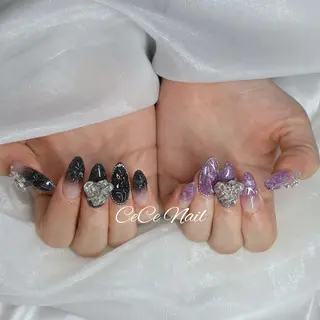 ネイル CeCe Garden所属・CeCeGarden ✨️キラキラワンホンのネイルデザイン