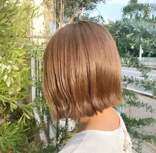 ミディアム 石立 瑠菜のヘアスタイル