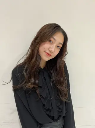 セミロング カラー メンズカット/縮毛 yutsuki ☻のヘアスタイル