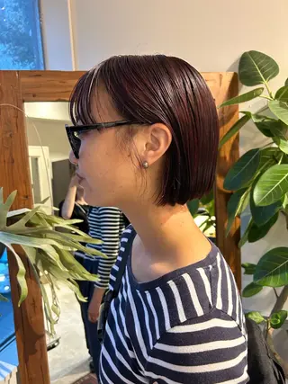 ショート カラー sliver renのヘアスタイル