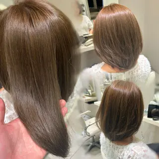 ミディアム カラー ブリーチなしダブル カラー✨たくみのヘアスタイル