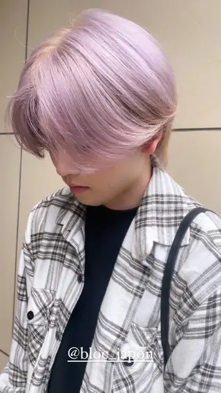 ショート カラー メンズ 只野 真衣のヘアスタイル