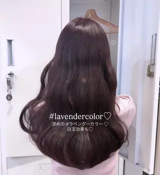 ロング momochan🍑 ドーリー艶カラー♡のヘアスタイル