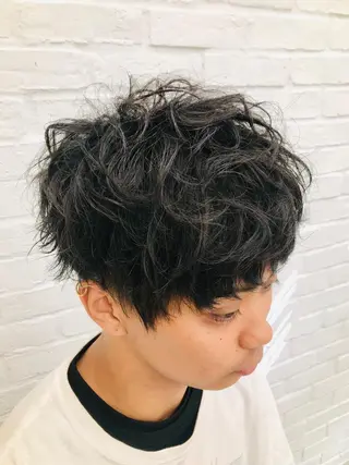 ショート カラー メンズ ショートヘア相談所✨ 澤里大のヘアスタイル