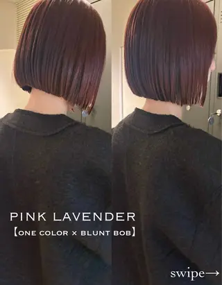 ミディアム カラー ⌇透明感color 🎀ᴍᴇɢᴜᴍɪ ⌇のヘアスタイル