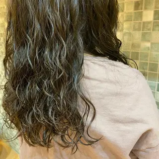 ロング パーマ キッズ 佐藤 彩香のヘアスタイル