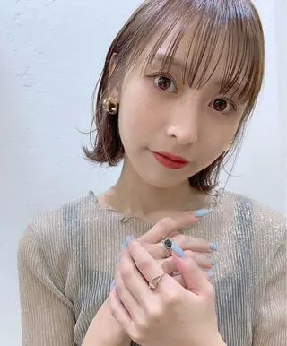 ショート レイヤーカット/艶カ ラー/chihiroのヘアスタイル