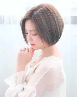 ショート カラー 美髪矯正 Rioのヘアスタイル