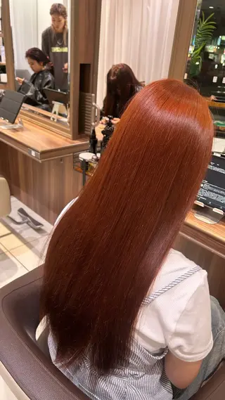 カラー リノ🇰🇷韓国ヘア /うる艶カラー🫧‪のヘアスタイル