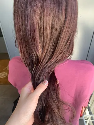 ロング カラー ヘアアレンジ サナ🌱 切りっぱなしボブのヘアスタイル