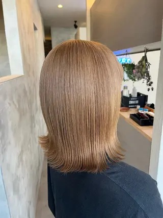 ミディアム カラー Salon de  COCO所属・Yuka /ツヤカラー✨のヘアスタイル