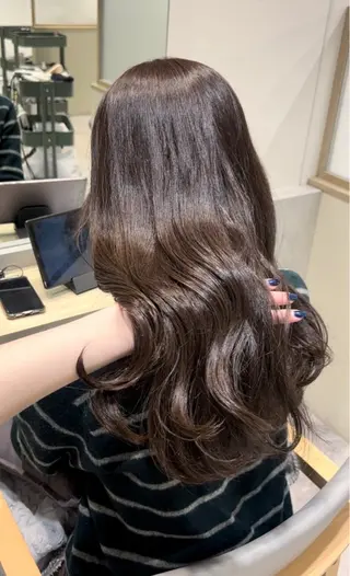 ロング カラー LOVEST Rihoのヘアスタイル