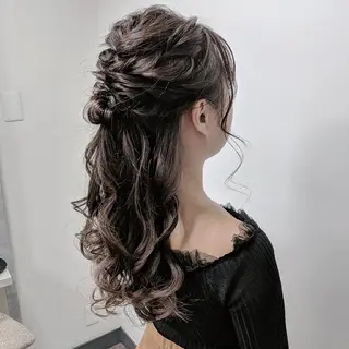 ロング ヘアアレンジ PRIVATE SALON EYES所属・EYES リアのマツエク・マツパデザイン