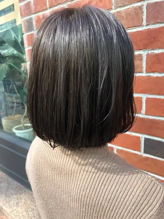 ミディアム kiy by ioeのヘアスタイル