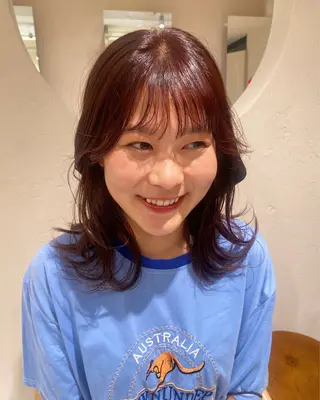 ミディアム カラー Marina /表参道のヘアスタイル