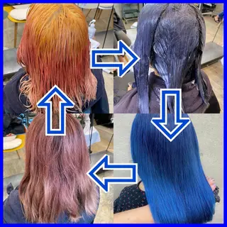 ロング カラー SALOWIN原宿AROA店所属・顔まわり神カット✂︎ 齋藤雄大【表参道】のヘアスタイル