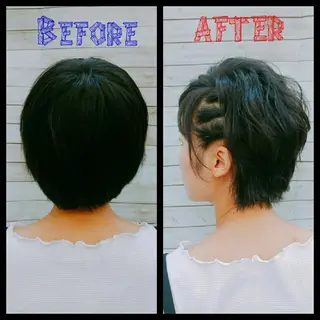 ショート カット&セット専門店　Latte(ラテ)所属・HORI 　tのヘアスタイル
