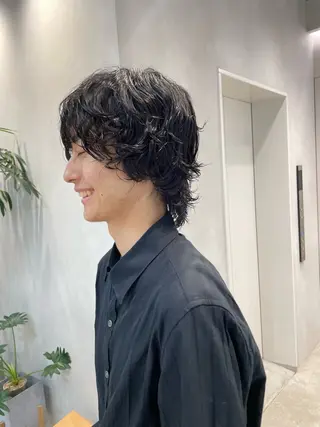 パーマ メンズ FILMS 綾菜のヘアスタイル