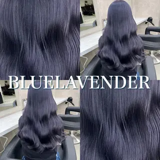 ロング 寒色＆ブリーチ特化 寒色MiOのヘアスタイル