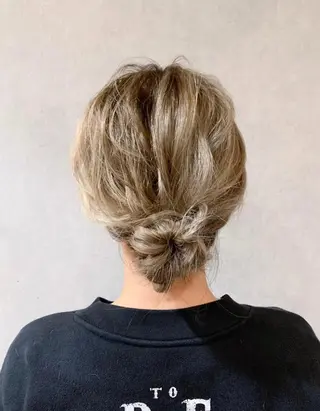 セミロング ヘアアレンジ 似合わせカット/ 艶カラー/いらみなのヘアスタイル