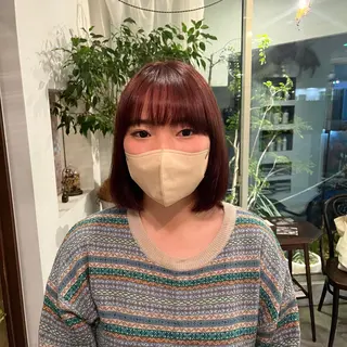 カラー 高原 優のヘアスタイル