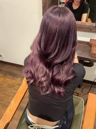ロング カラー GATE.所属・山下 明子のヘアスタイル