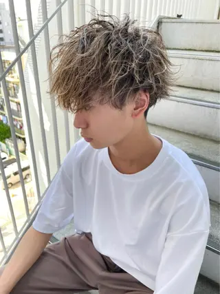 メンズ アキト/ メンズ/透明感暗髪のヘアスタイル