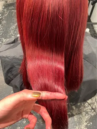 ロング カラー 🎀ツヤ髪韓国網紅 ヘアミカ🎀のヘアスタイル