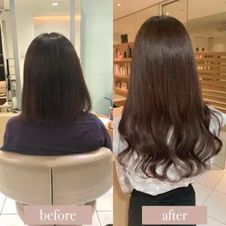 ロング カラー エクステ　ユノキ リョウタのヘアスタイル
