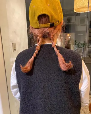 セミロング カラー LUCAS所属・fuchigami suzunoのヘアスタイル