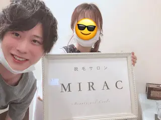 都度払い脱毛⭐️ 脱毛サロンMIRACのエステ・リラクイメージ